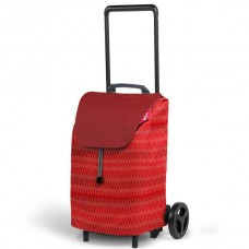 CARRELLO SPESA EASY ROSSO    l 40 34x45 h  96 GIMI