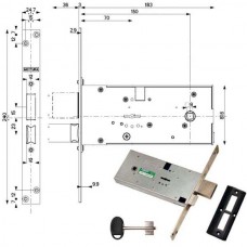 SERRATURA INFILARE FASCE ALL         41812 MOTTURA