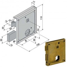 SERRATURA APP.FERRO              055.55.00.0 WELKA
