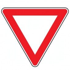 CARTELLO STRADALE DARE PRECEDENZA               3G